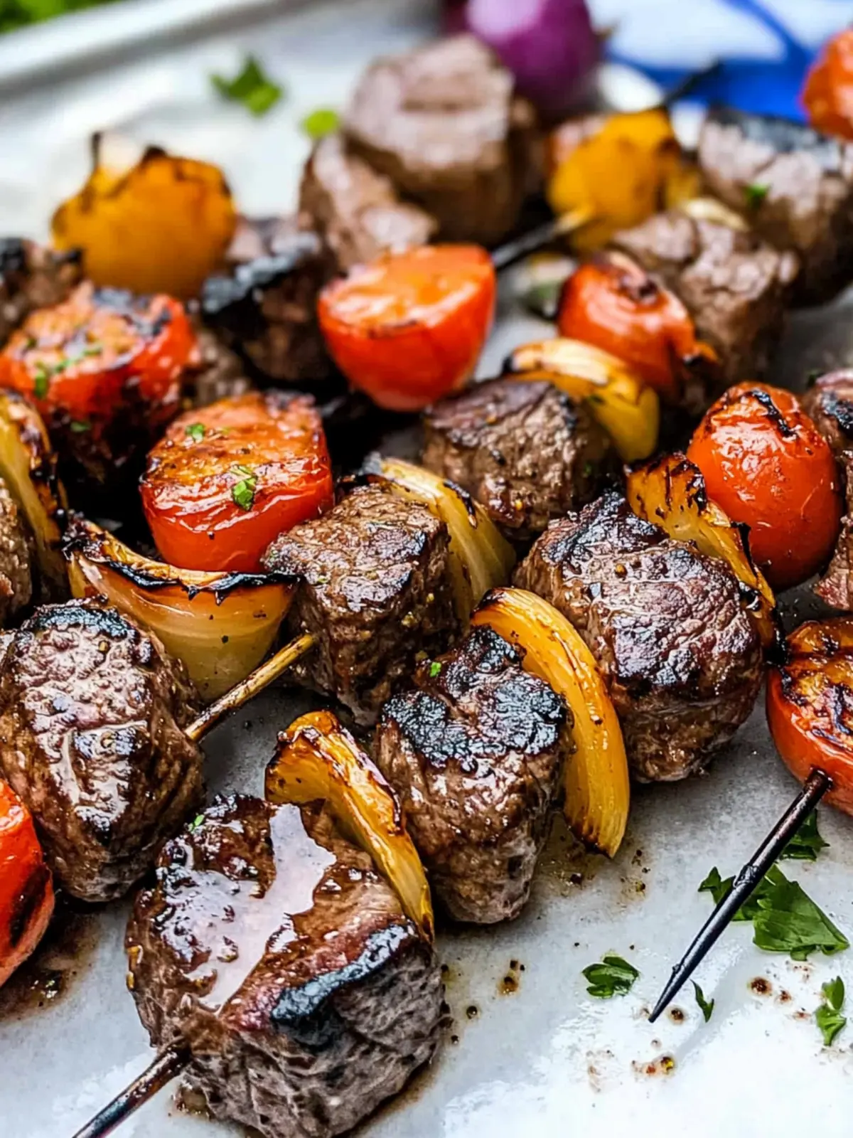 The Best Grilled Steak Kabobs with Easy & Flavorful Marinade 4 The Best Grilled Steak Kabobs (Easy Marinade Recipe)