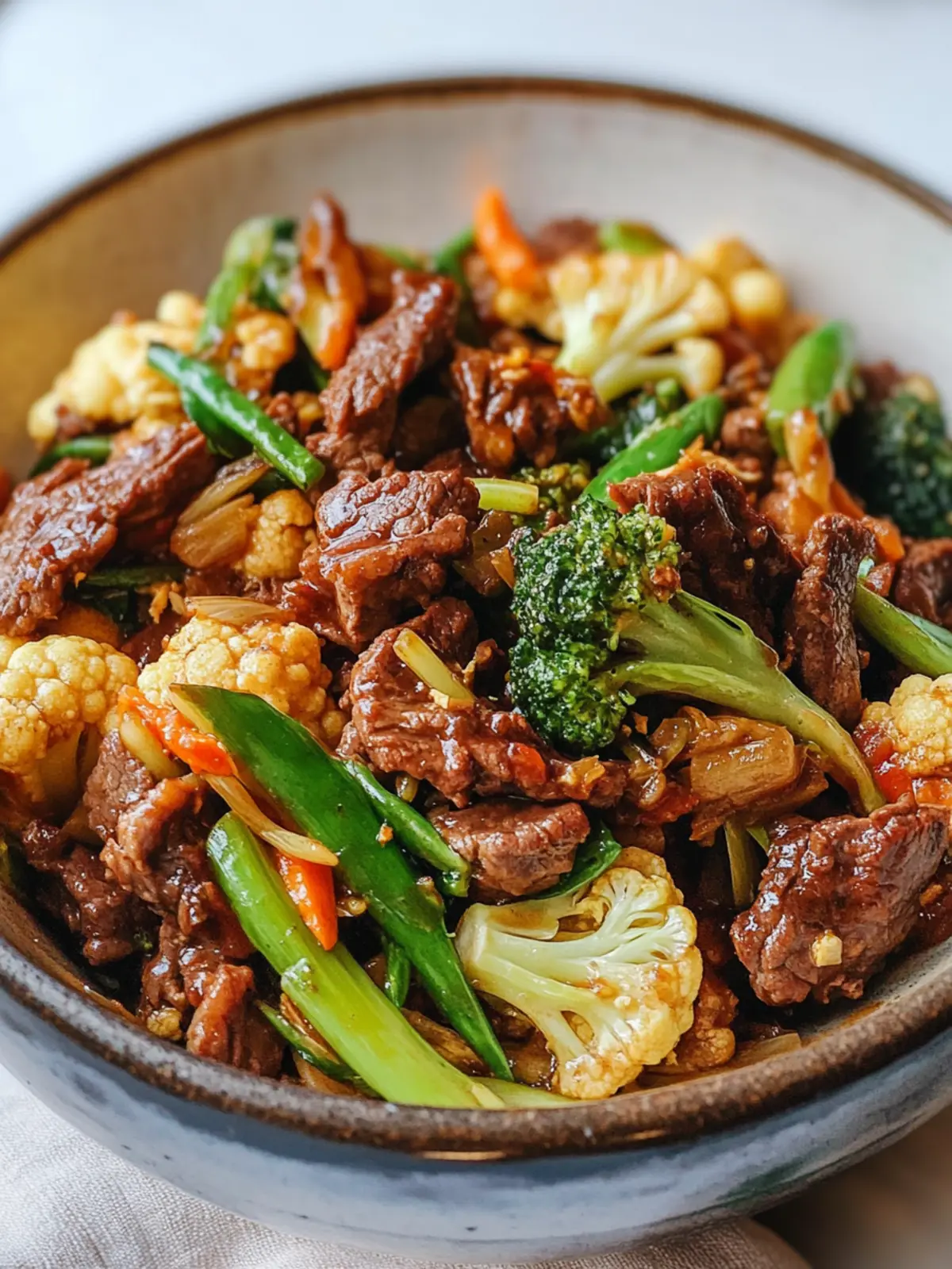 Savory Cauliflower Stir-Fry with Beef for Quick Weeknight Wins 3 Cauliflower Stir-Fry with Beef