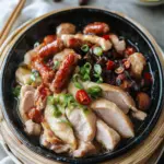 Cantonese Steamed Chicken & Chinese Sausage: Quick Comfort Food 3 Cantonese Steamed Chicken & Chinese Sausage