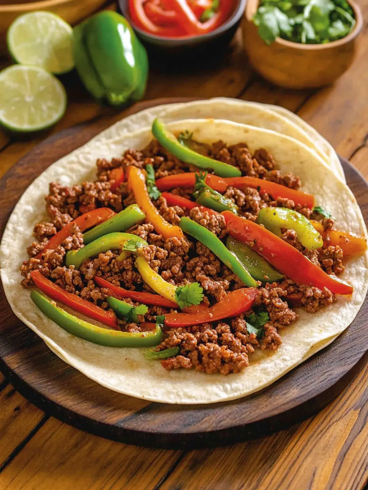 Ground Beef Fajita