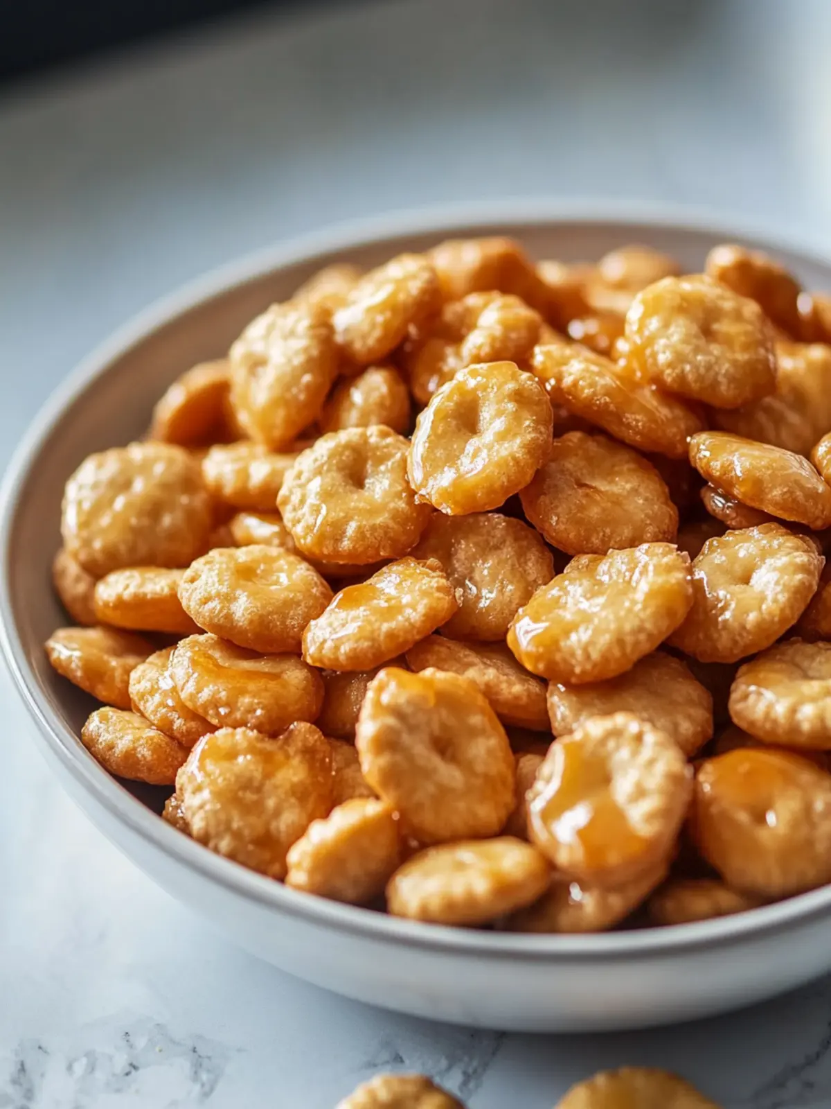 Caramel Crunch Oyster Crackers: A Sweet Snack Delight 5 Caramel Crunch Oyster Crackers
