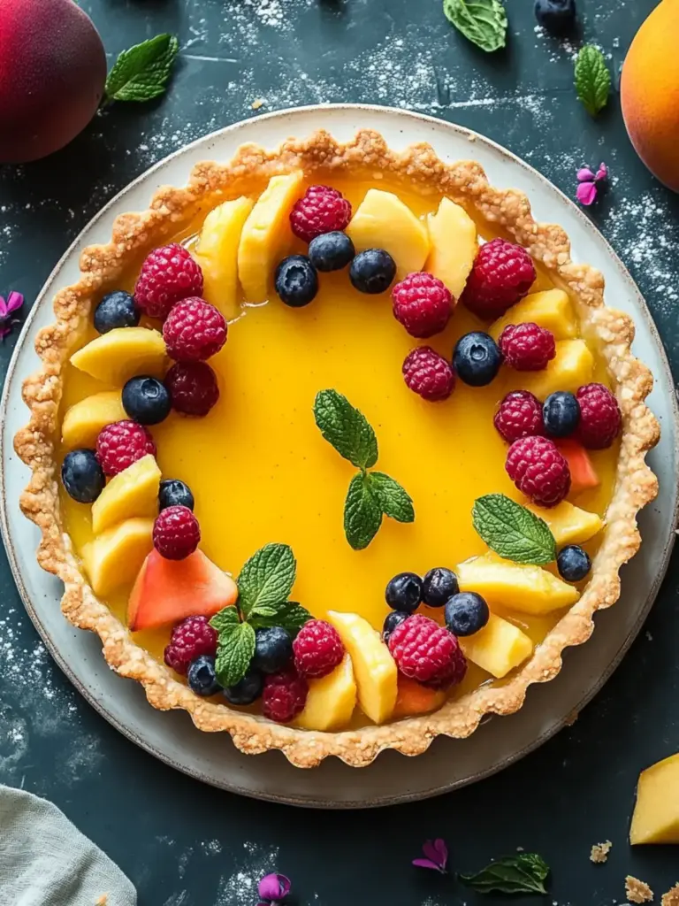 Mango Curd Tart Recipe