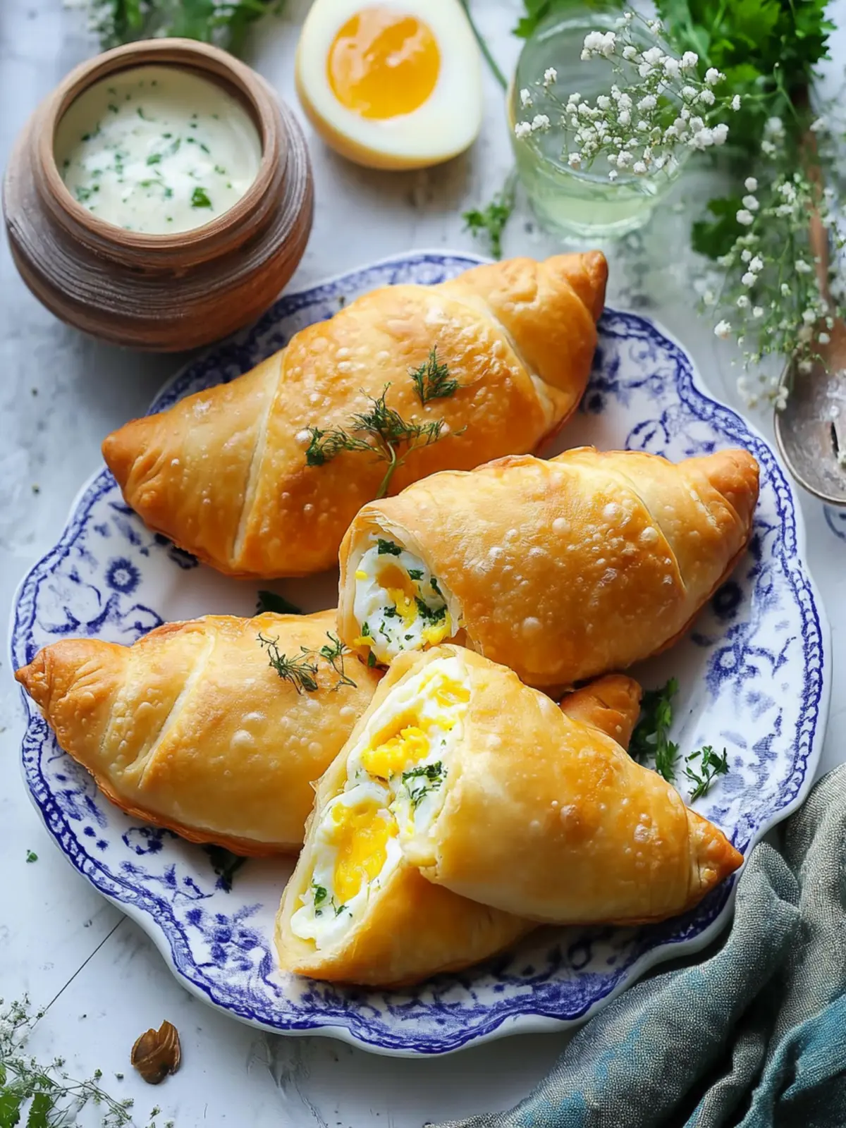 Cheesy Egg & Cheese Piroshki Recipe for Cozy Snacking Bliss 4 Cheesy Egg & Cheese Piroshki Recipe