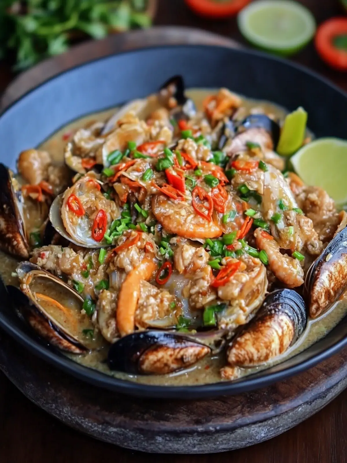 Spicy Tahong Bicol Express: Quick Creamy Mussels Delight 2 Tahong Bicol Express
