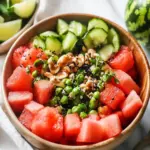 Vegan Watermelon Poke Bowls That Will Refresh Your Summer Days 7 Vegan Watermelon Poke Bowls