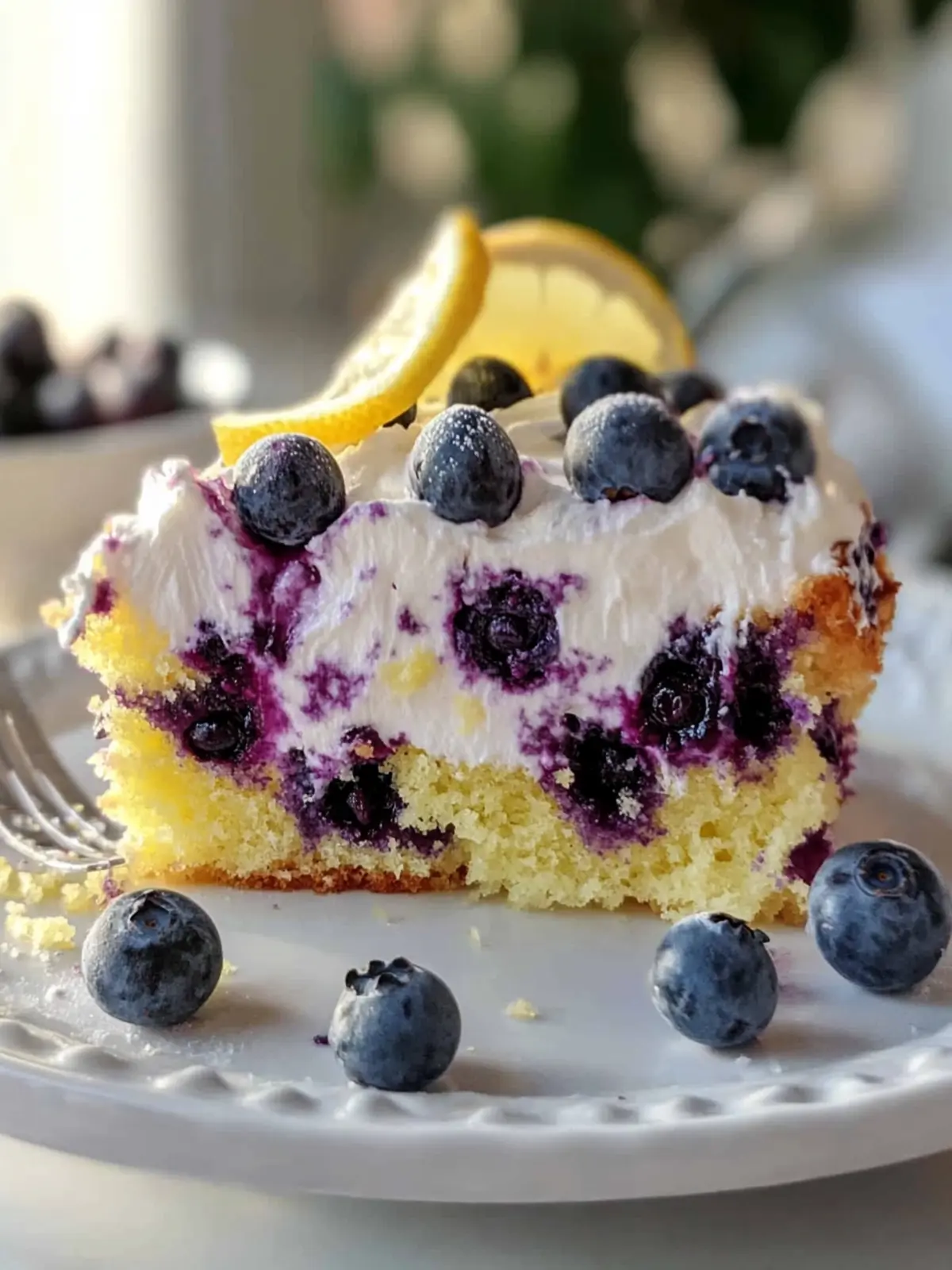 Lemon Blueberry Poke Cake—Your New Summer Favorite Treat 3 Lemon Blueberry Poke Cake