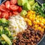 Ground Beef Taco Rice Bowl Recipe for Cozy Weeknight Dinners 7 Ground Beef Taco Rice Bowl Recipe